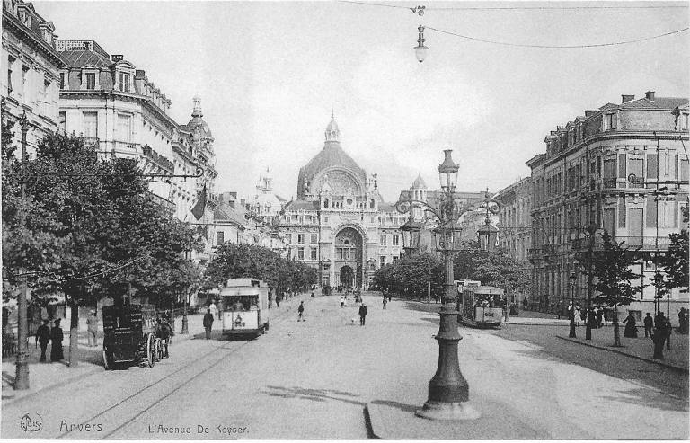 de_keyserlei_antwerpen_briefkaart