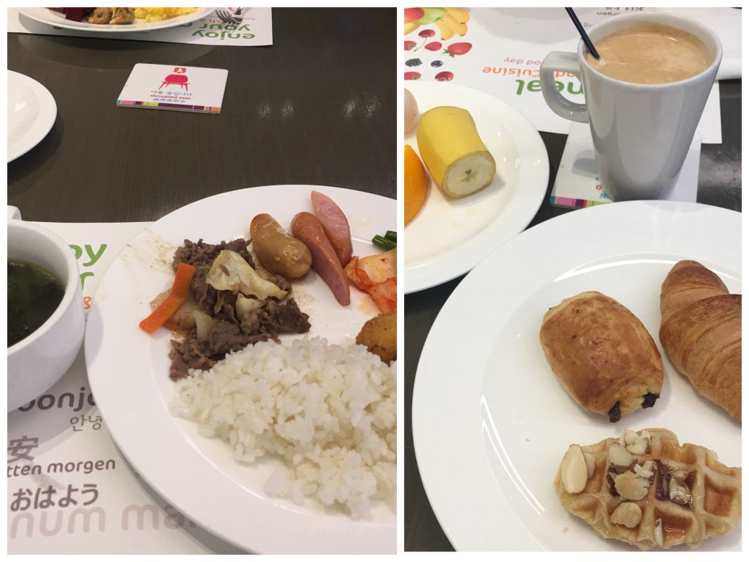 Breakfast at hotel Ibis Breakfast at hotel Ibis