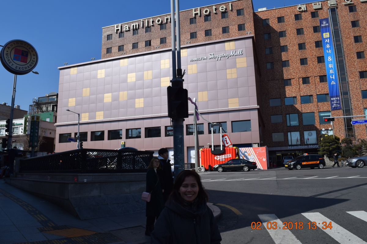 Hamilton Hotel. One of the landmarks in Itaewon Hamilton Hotel. One of the landmarks in Itaewon