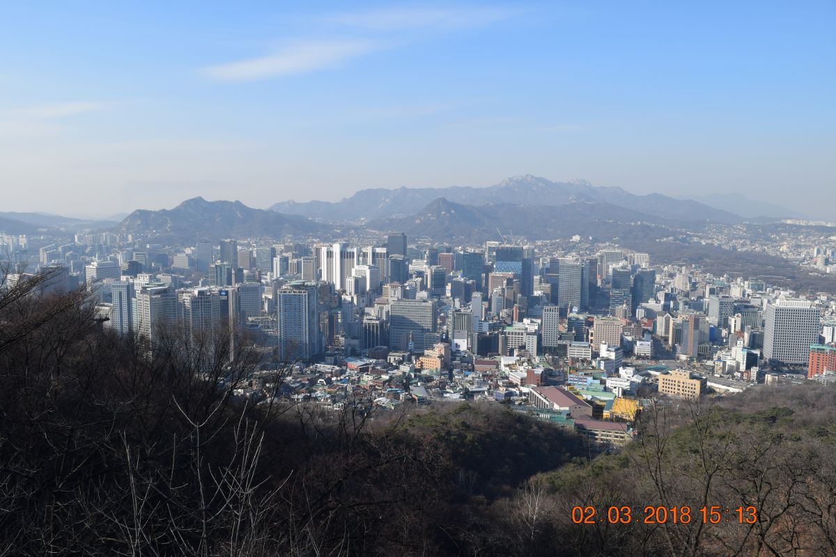 City view from Namsan hill City view from Namsan hill